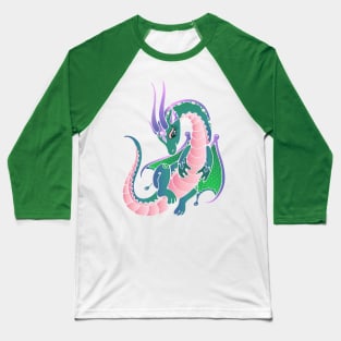 Mystical Magic Dragon Fantasy Art Baseball T-Shirt